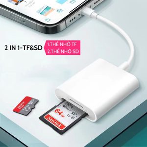 Đầu Lọc Thẻ Nhớ Điện Thoại Chân Sạc Linghtning 9 dau loc the nho dien thoai chan lightning 3